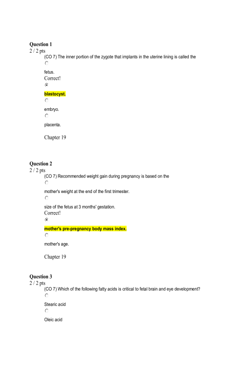 SCI 228 Week 7 Quiz.